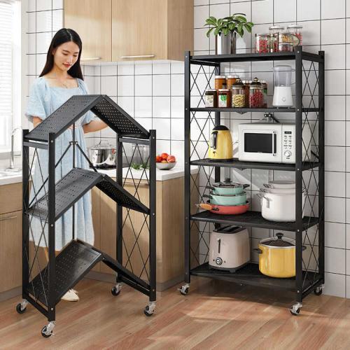 5-tier foldable kitchen rack