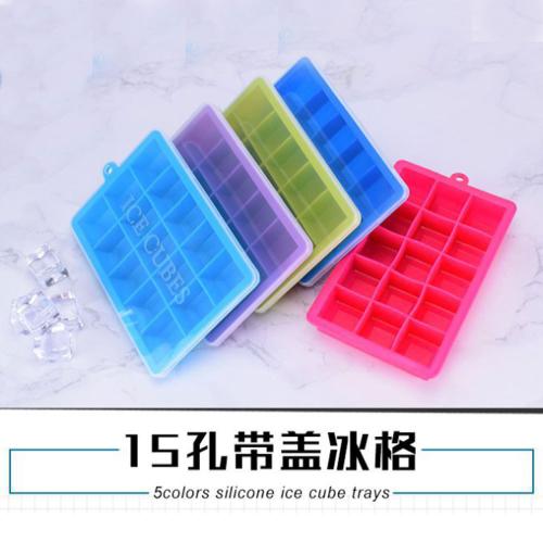 Silicone 15pcs squared ice cube tray