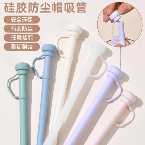 Silicone Stanley straw with brush