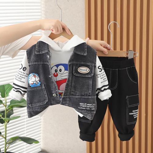Denim Vest 3piece set