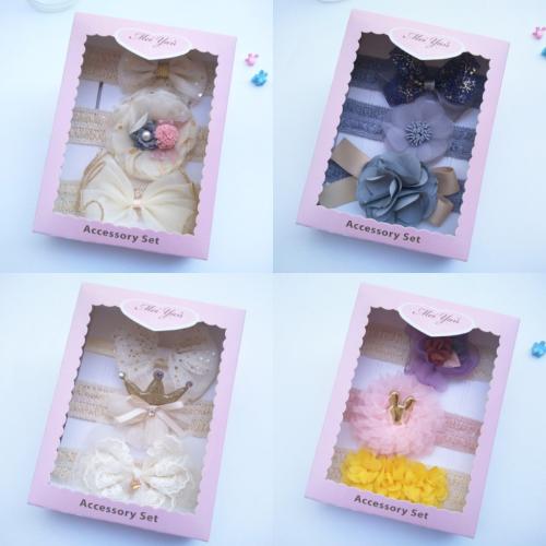 Baby hair accessories gift box
